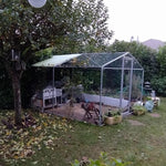 Hühnergehege - Gehege 12m² Ø38mm 4x3x2,25m - Verzinkter Stahl