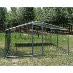 Hühnergehege - Gehege 18m² Ø38mm 6x3x2,25m - Verzinkter Stahl