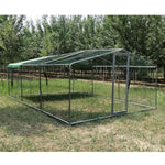 Hühnergehege - Gehege 36m² Ø38mm 12x3x2,25m - Verzinkter Stahl