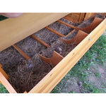 Großer Hühnerstall Bassette XXL 15 bis 18 Hühner grünes Dach