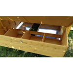 Großer Hühnerstall Bassette XXL 15 bis 18 Hühner grünes Dach