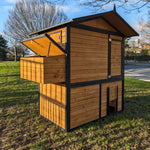 Hühnerstall Vorwerk Schindeldach 10 bis 12 Hühner