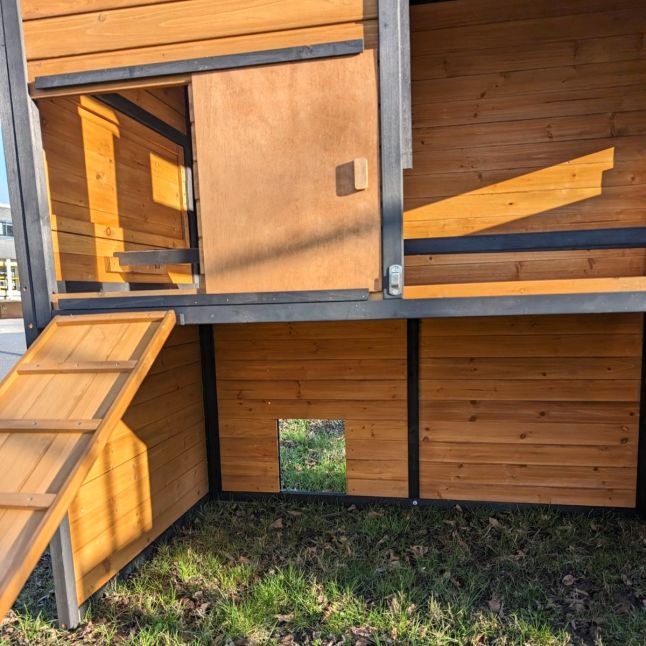 Hühnerstall Vorwerk Schindeldach 10 bis 12 Hühner