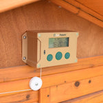 Automatischer Hühnerstalltüröffner Zen Farm – Autonomes Modell + Aluminiumklappe