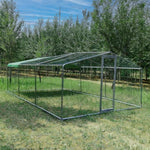 Hühnergehege - Gehege 18m² Ø38mm 6x3x2,25m - Verzinkter Stahl