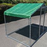 Hühnergehege - 6m² Ø38mm 2x3x2,25m - Verzinkter Stahl mit Plane