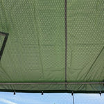 Hühnergehege - 6m² Ø38mm 2x3x2,25m - Verzinkter Stahl mit Plane