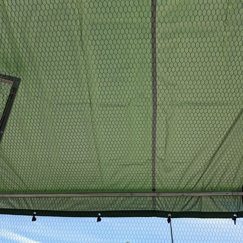 Hühnergehege - 6m² Ø38mm 2x3x2,25m - Verzinkter Stahl mit Plane