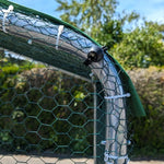 Hühnergehege - 6m² Ø38mm 2x3x2,25m - Verzinkter Stahl mit Plane