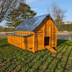 Hühnerstall Bassette XXL 15 bis 18 Hühner Blechdach