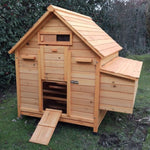 Hühnerstall Cémani XL Holzdach 6 bis 10 Hühner