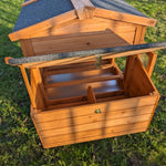 Hühnerstall Verstärktes Dach M Kunststoffdach 6 bis 8 Hühner