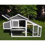 Hühnerstall Wellblechdach 2 bis 4 Hühner gewelltes Kunststoffdach