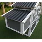 Hühnerstall Wellblechdach 2 bis 4 Hühner gewelltes Kunststoffdach