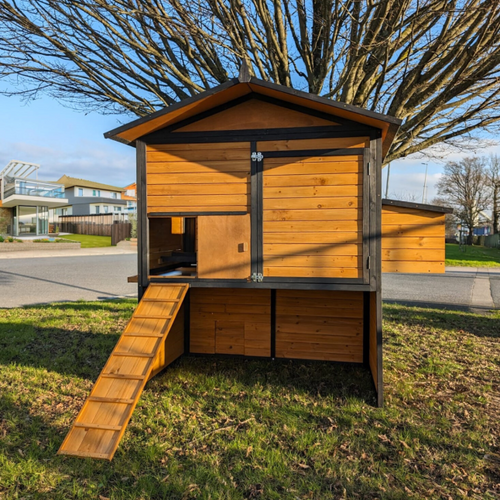 Hühnerstall Vorwerk Schindeldach 10 bis 12 Hühner